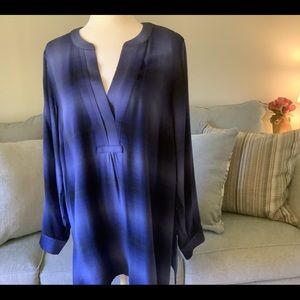 J.Jill plaid tunic length top